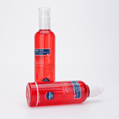 60ml 125ml 150ml Pompa Perawatan Kulit Wajah Semprot Botol Plastik Plastik PETG Merah