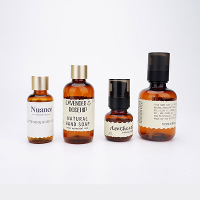 Botol Plastik Kosmetik Kemasan Perawatan Kulit Amber 40ml 50ml 100ml 150ml 200ml 500ml