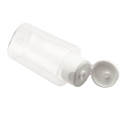 Clear Flip Cap Botol Plastik Kosmetik Botol Gel Pembersih Tangan Kosong 60ml 100ml