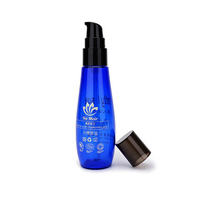 30ml 120ml PET Blue Container Perawatan Kulit Dan Kemasan Kecantikan Botol Lotion Plastik