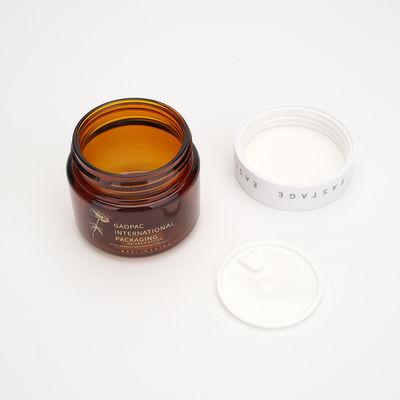 80ml 100ml Pompa Botol Lotion Amber Kemasan Kosmetik Plastik