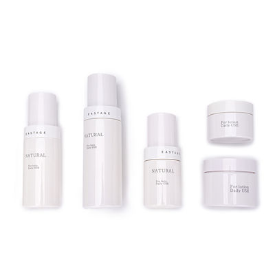 30g 50ml 80ml 100ml Wadah Plastik Kosmetik / Botol Pompa Lotion Putih