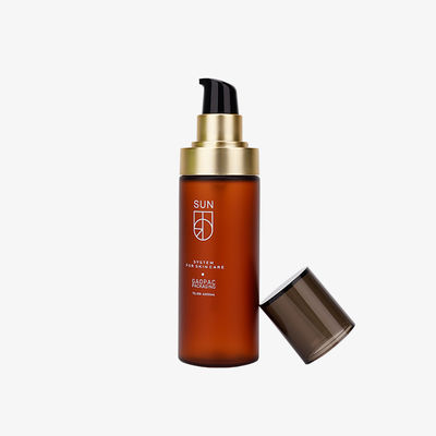 100ml 120ml Botol Plastik Kosmetik / Botol Pembersih Wajah Dengan Golden KD Strong Suck