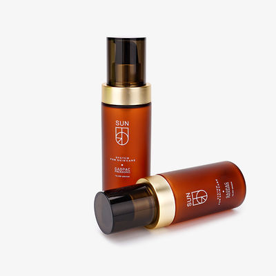 100ml 120ml Botol Plastik Kosmetik / Botol Pembersih Wajah Dengan Golden KD Strong Suck