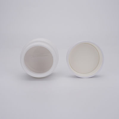 50ml PETG White Plastic Round Jar, Botol Kosmetik Krim Wajah