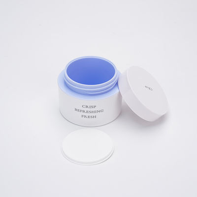 Botol Lotion Plastik PETG Putih Kemasan Perawatan Kulit 15g 20g Toples Kosmetik