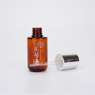 50ml Pompa Minyak Esensial Botol Makeup Remover Sablon Perawatan Kulit