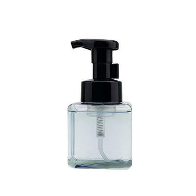 Botol Pompa Busa Plastik Persegi 280ml 500ml Kemasan Bening / Biru