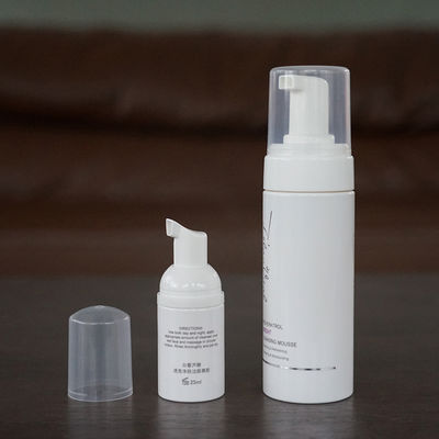 150ml 25ml Botol Pompa Busa Plastik Botol PET Silinder Putih