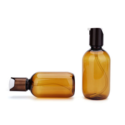 30ml 60ml 130ml Botol Lotion Plastik Sablon Warna Amber