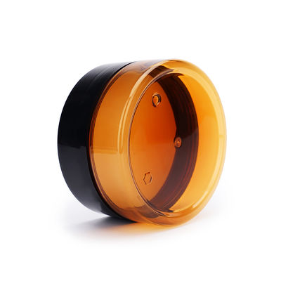 Toples Kosmetik Plastik Bulat 200ml Wadah Rambut Dengan Tutup PE Gasket