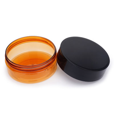 Toples Kosmetik Plastik Bulat 200ml Wadah Rambut Dengan Tutup PE Gasket