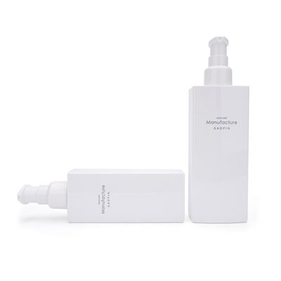 White Square 100ml 120ml 150ml 200ml Wadah Perawatan Kulit Wajah Botol Lotion Plastik