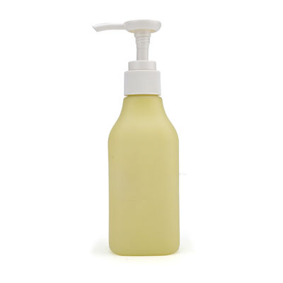 200ml Botol Kosmetik Plastik Kosong Kuning Kemasan Perawatan Kulit OEM Diterima