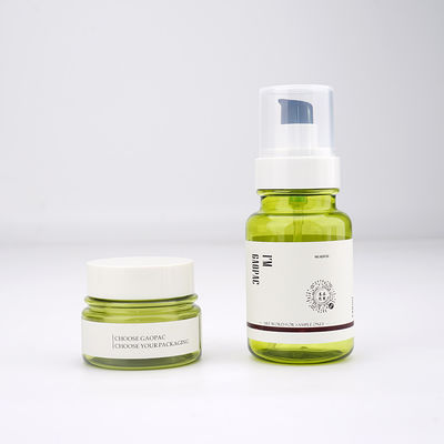 Set Perawatan Kulit PETG Botol Krim Lotion Tanaman Organik 130ml