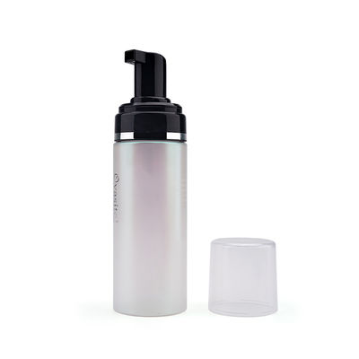 SGS 150ml Botol Pompa Busa Plastik Botol Pembersih Busa Wajah Semi Transparan Dengan Tutup