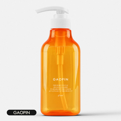 450ml PET Plastik Lotion Pump Botol Kemasan Cuci Tangan Wadah Sampo Cair