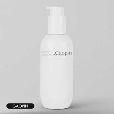 6.087oz Botol Shampoo Plastik Lengan Aluminium Hot Stamping